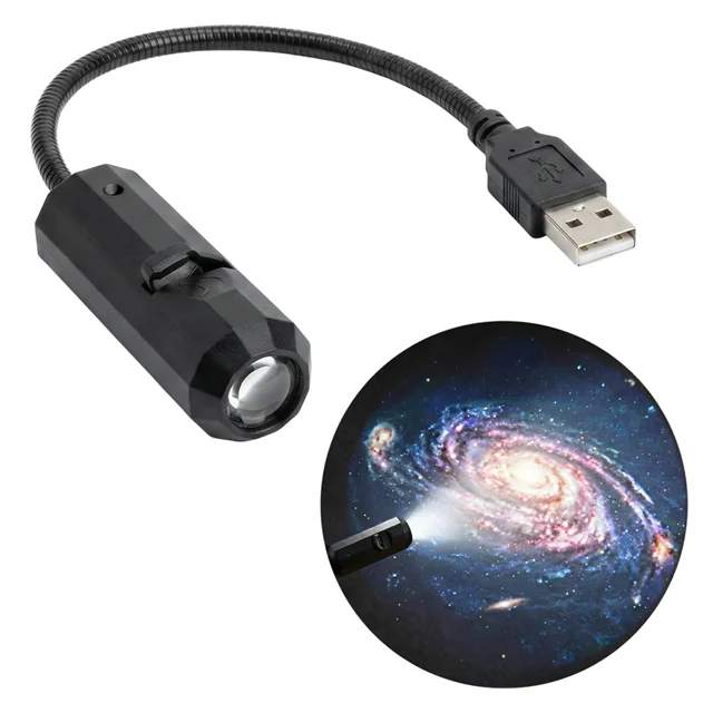 PM-29073 USB Oda Uzay Atmosfer Aydınlatma Projeksiyon Lambası