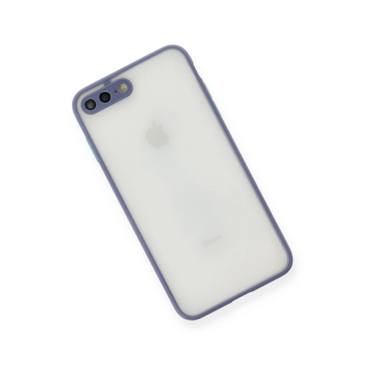 Apple İphone 7 Plus Kılıf Montreal Silikon Kapak - Gri görsel 3
