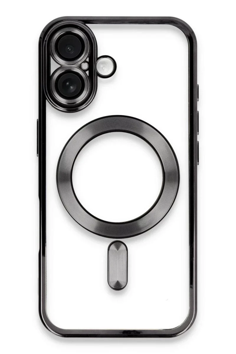 Apple iPhone 16 Plus Kılıf Kross Magneticsafe Kapak - Siyah