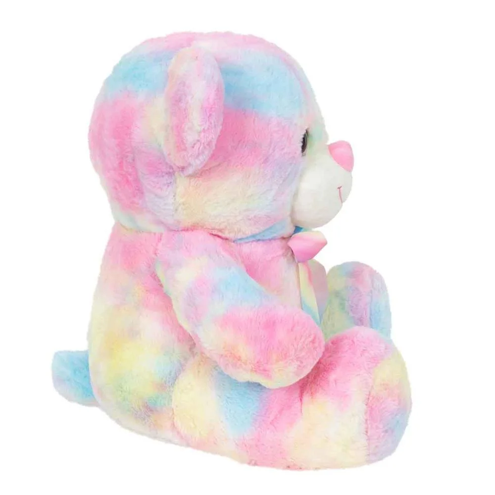 Peluş Ayı Raınbow 45CM Pembe görsel 3