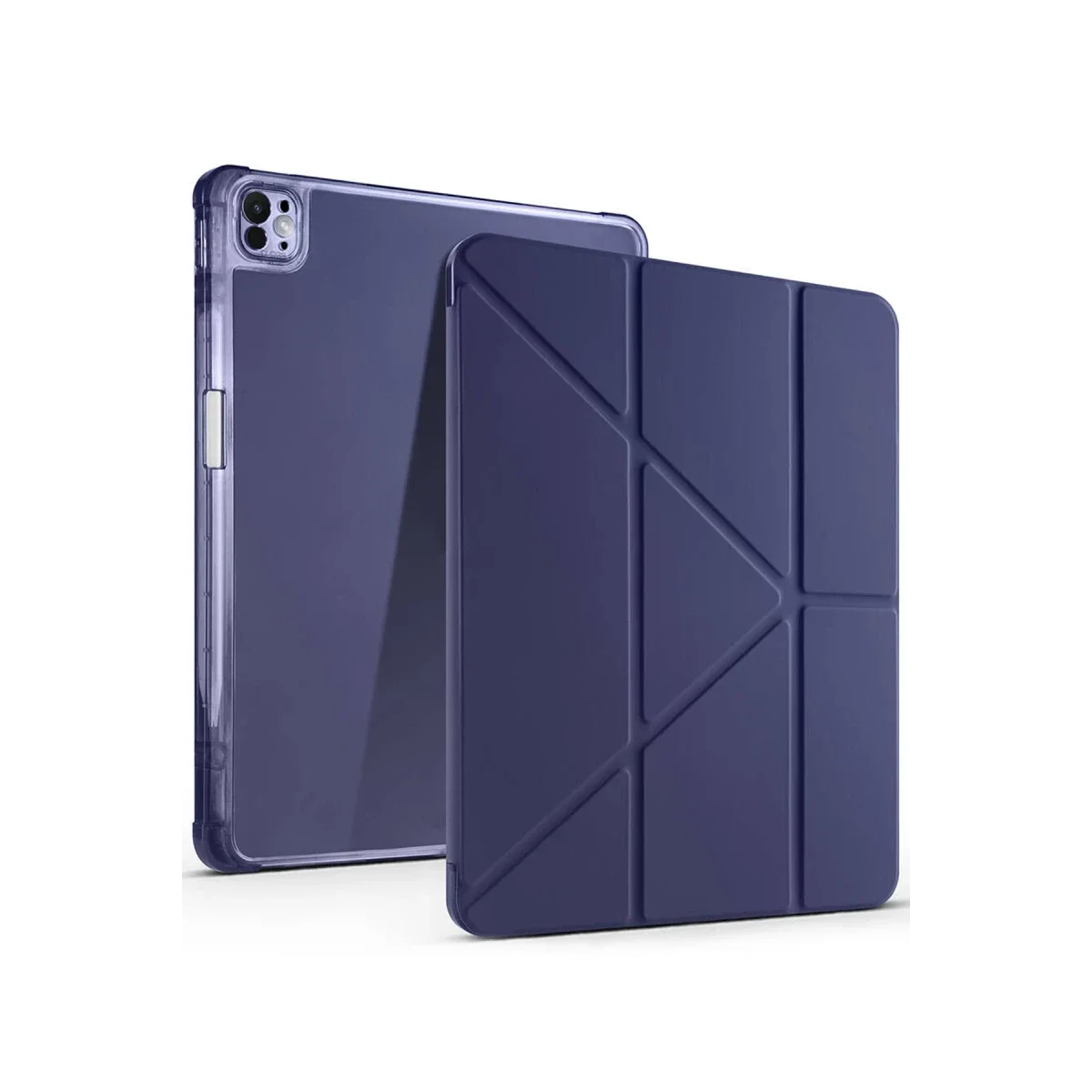 Apple iPad Air 13 (2024) Kılıf Kalemlikli Mars Tablet Kılıfı - Lacivert