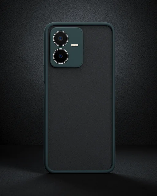 Vivo Y22 2022 Kılıf Montreal Silikon Kapak - Koyu Yeşil