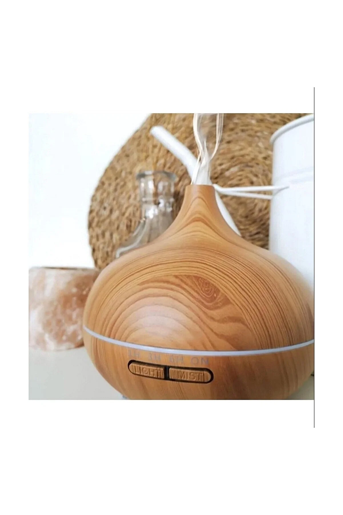 Vothoon Hava Nemlendirici 7 Led Işıklı Aromatik Oda Kokusu 550 Ml Kahve Aroma Difüzörü Buhar Makinası görsel 5