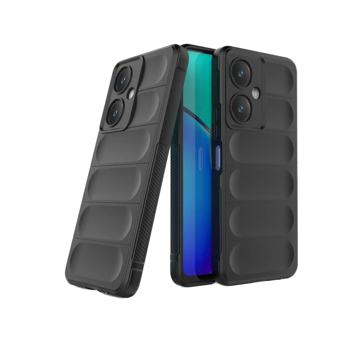 Vivo Y27 Kılıf Optimum Silikon - Siyah