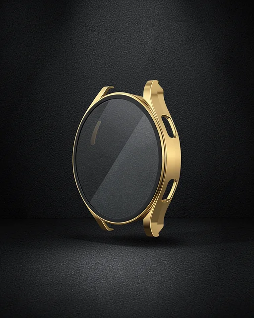 Watch 5 44mm Wall Camlı Kasa Ekran Koruyucu - Gold