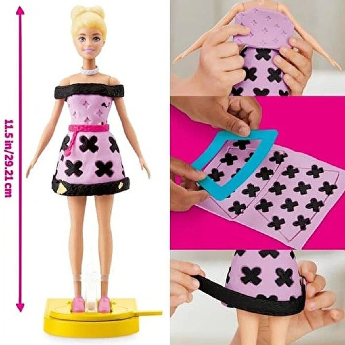 G1356 Play-Doh Barbie Designer Fashion Show - Tasarım Moda Show +3 yaş görsel 4