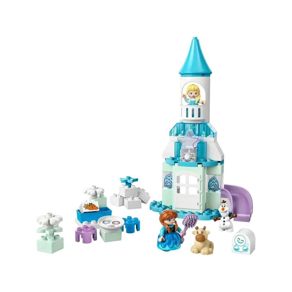 10455 Lego Duplo Anna ve Elsa'nın Karlar Ülkesi Şato Partisi 54 parça +2 yaş görsel 2