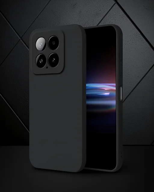 Xiaomi Mi 14t Pro Kılıf Nano İçi Kadife Silikon - Siyah
