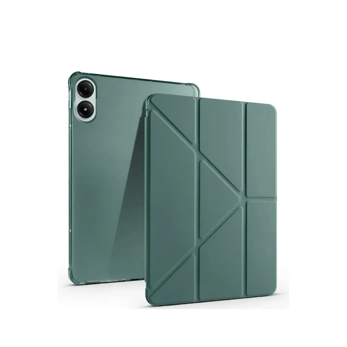 Xiao Red Pad Se 4g Kılıf Kalemlikli Mars Tablet Kılıfı - Koyu Yeşil