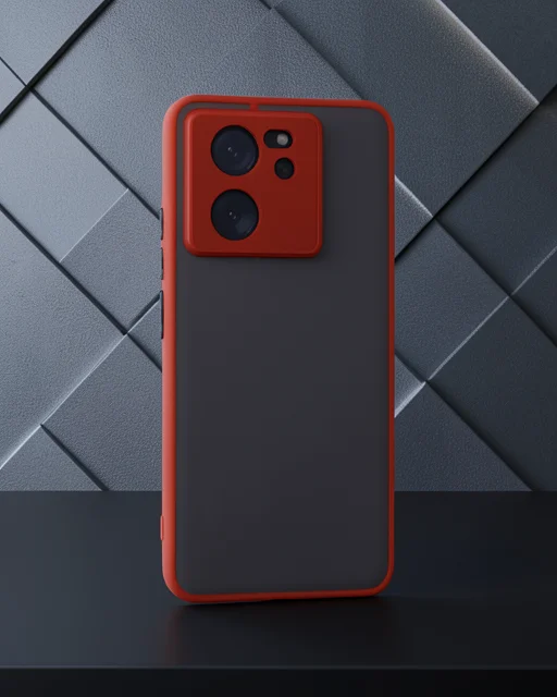 Xiaomi Mi 13t Pro Kılıf Montreal Silikon Kapak - Kırmızı