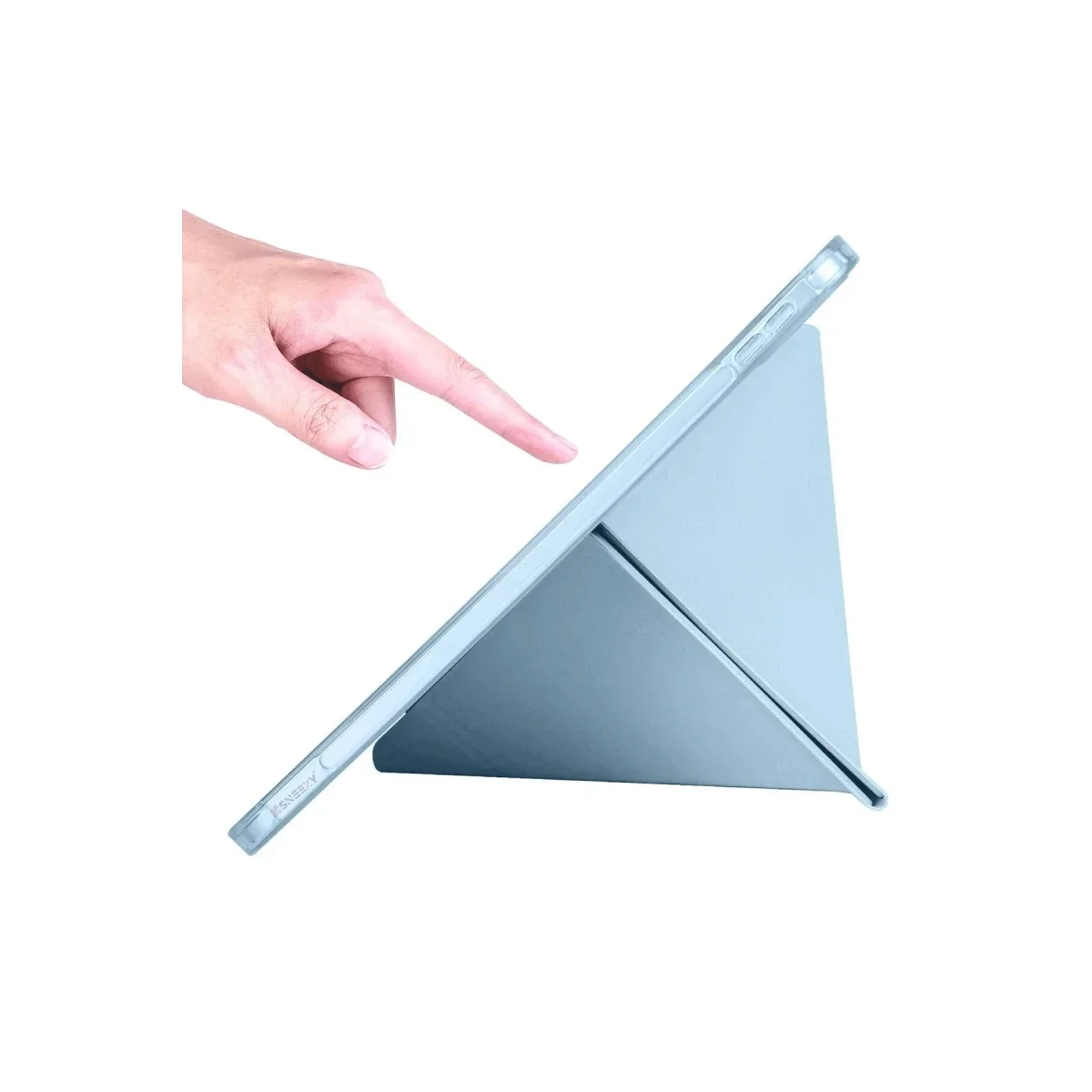 Apple iPad 2025 10.9 10.Nesil (A16) Kılıf Kalemlikli Mars Tablet Kılıfı - Mavi görsel 6