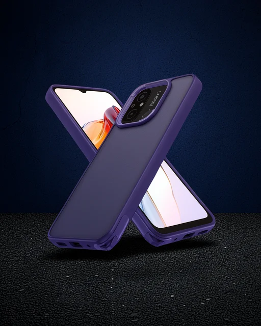 Xiaomi Redmi 12c Kılıf Elegant Kapak - Derin Mor