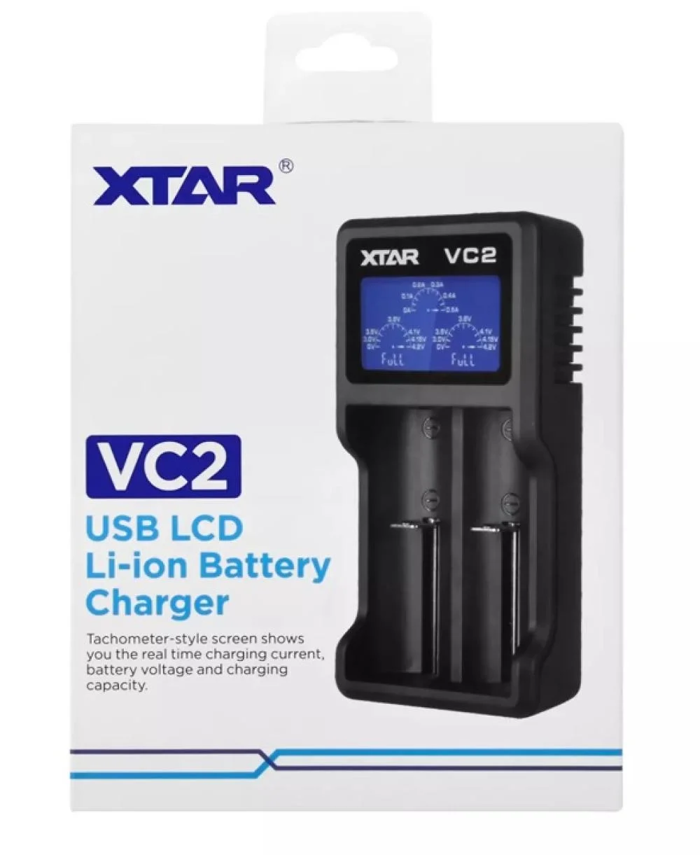VC2 İkili Li-ion Pil Şarj Cihazı görsel 2