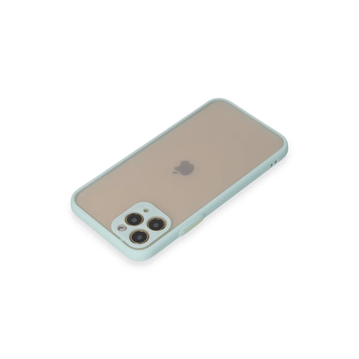 Apple İphone 11 Pro Kılıf Montreal Silikon Kapak - Turkuaz görsel 3