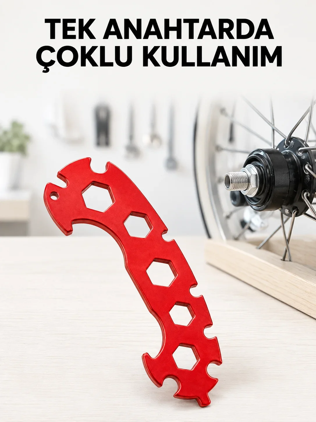 Çoklu Bisiklet Anahtarı 6 7 8 9 10 11 12 13 14 15 16 17 mm Tar Aparatı