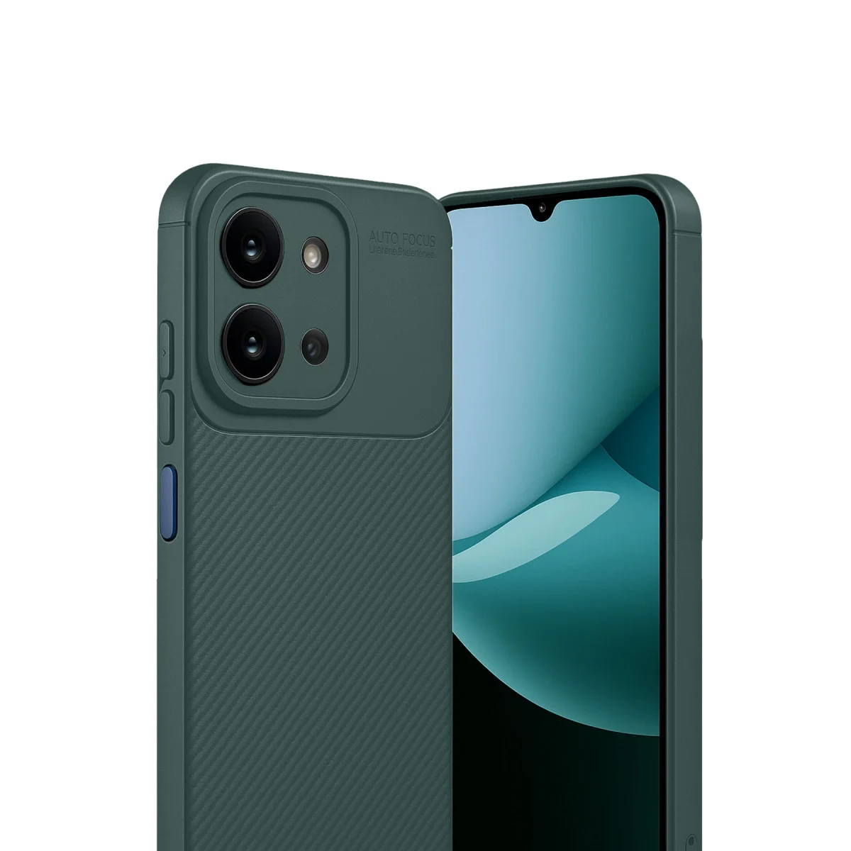 Xiao Red 15c 4g Auto Focus Karbon Kapak - Koyu Yeşil görsel 2
