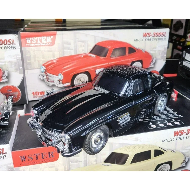 WS-300SL Klasik Benz Model 10W Bluetooth Hoparlör Fm Radyo USB görsel 2