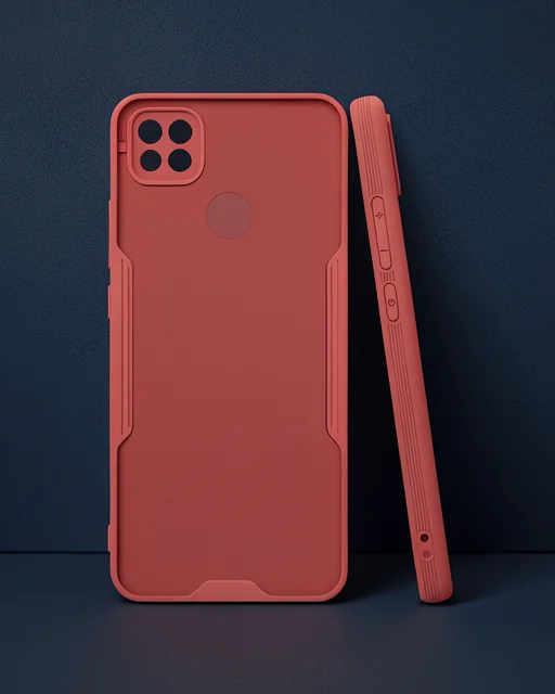 Xiaomi Redmi 9c Kılıf Platin Silikon - Pembe