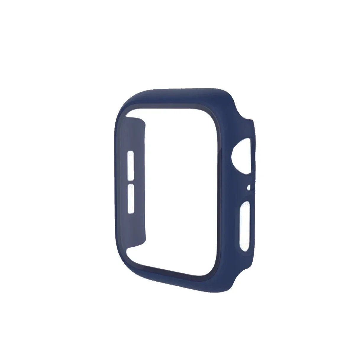 Apple Watch 42mm Camlı Kasa Ekran Koruyucu - Mavi