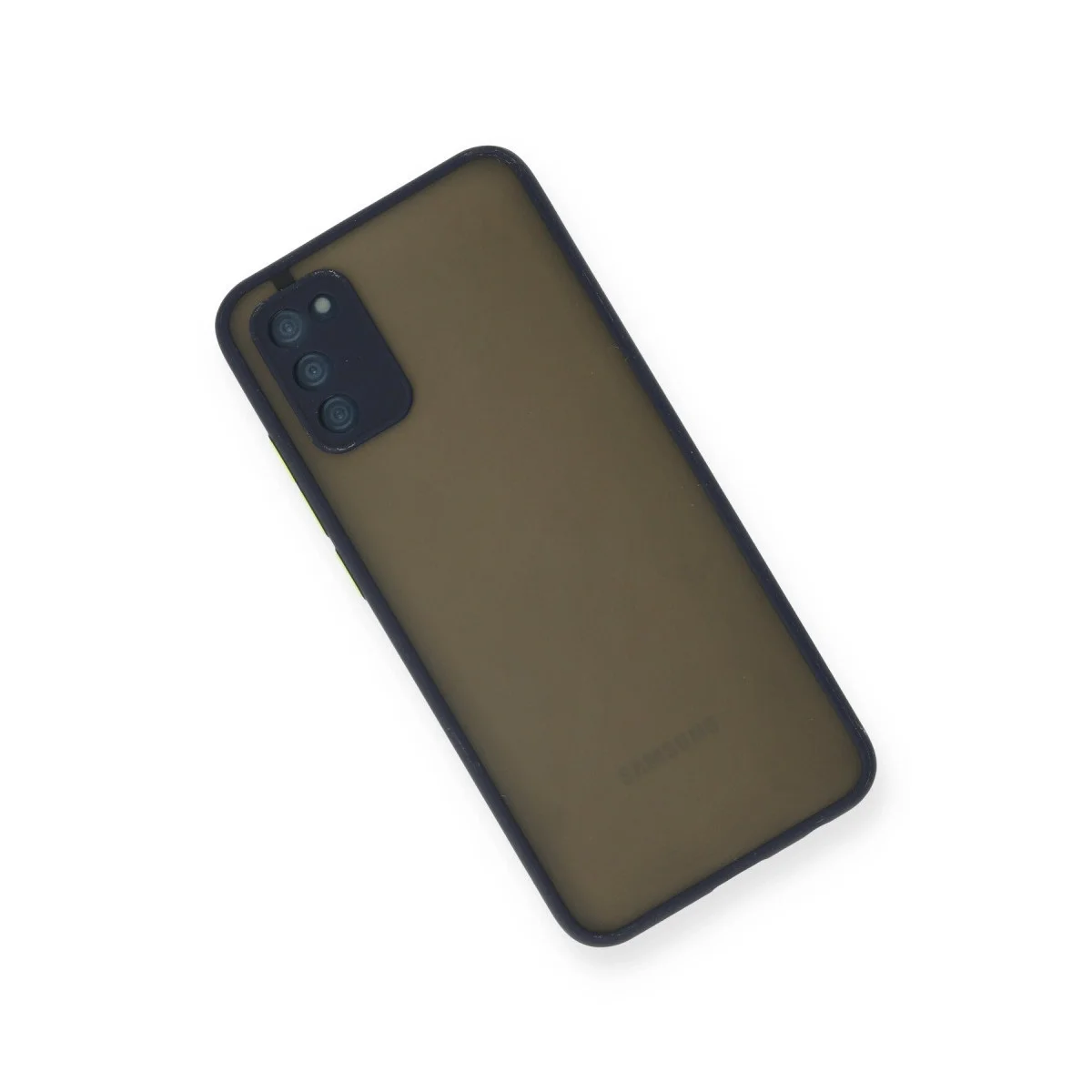 Samsung Galaxy A03s Kılıf Montreal Silikon Kapak - Lacivert görsel 3