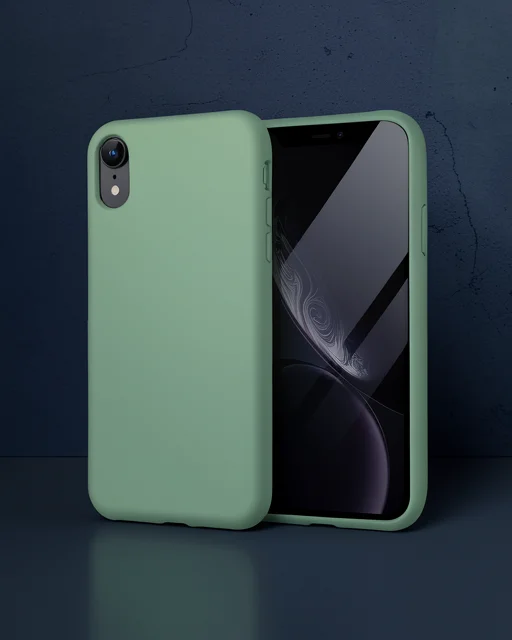 Apple İphone Xr Kılıf First Silikon - Parlak Yeşil