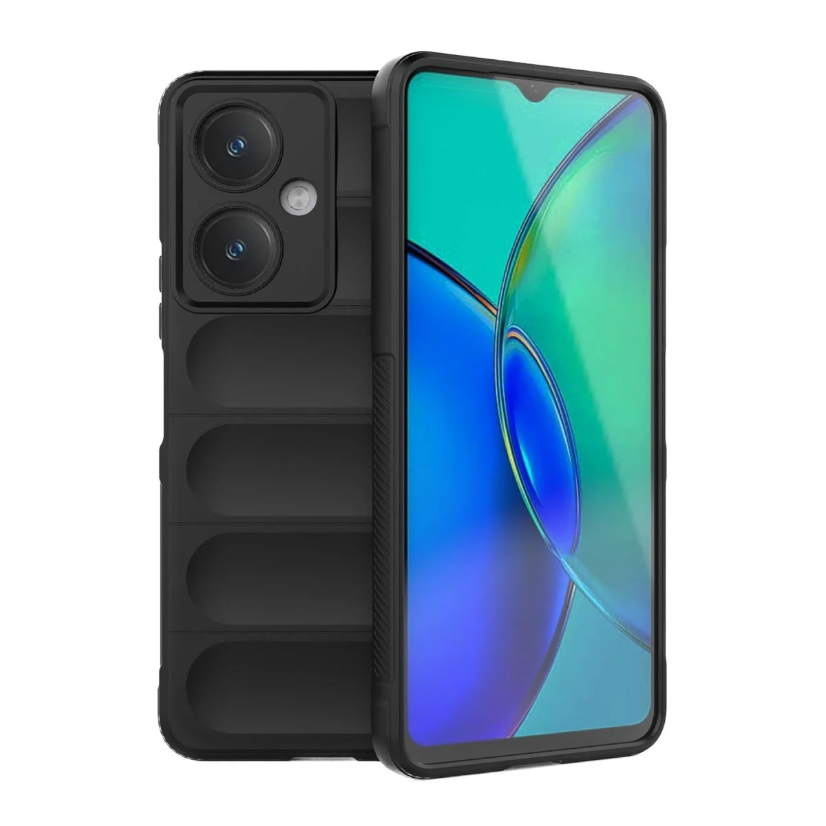 Vivo Y27 Kılıf Optimum Silikon - Siyah görsel 2