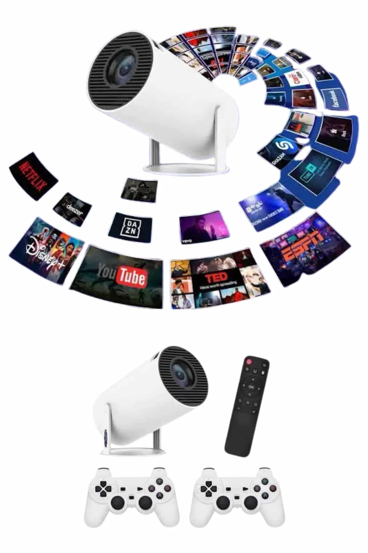 Full HD 8 GB Ayaklı Çift Kollu 4K Video Oyun Konsolu Taşınabilir Yeni Nesil görsel 3