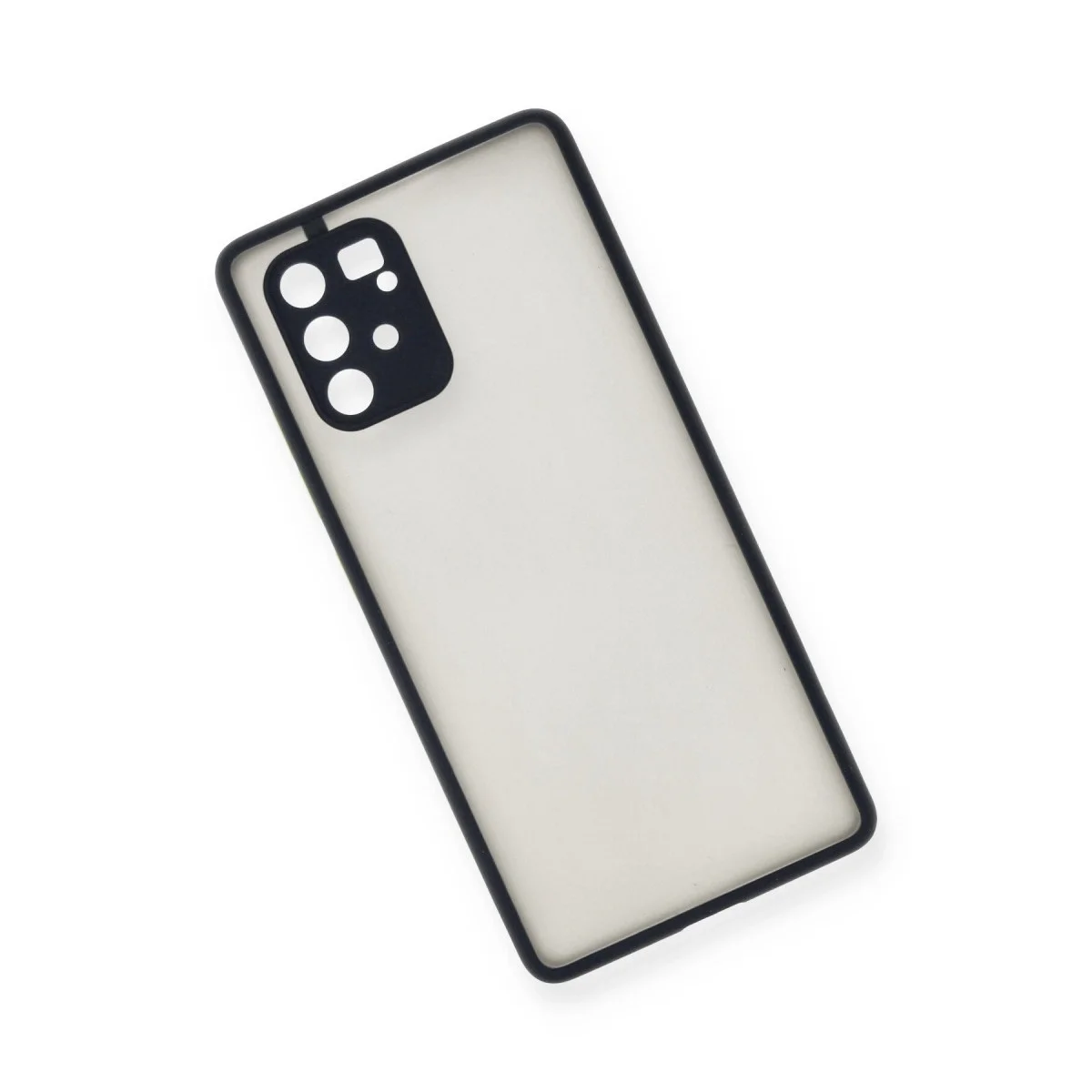 Samsung Galaxy A91 / S10 Lite Kılıf Montreal Silikon Kapak - Lacivert görsel 3