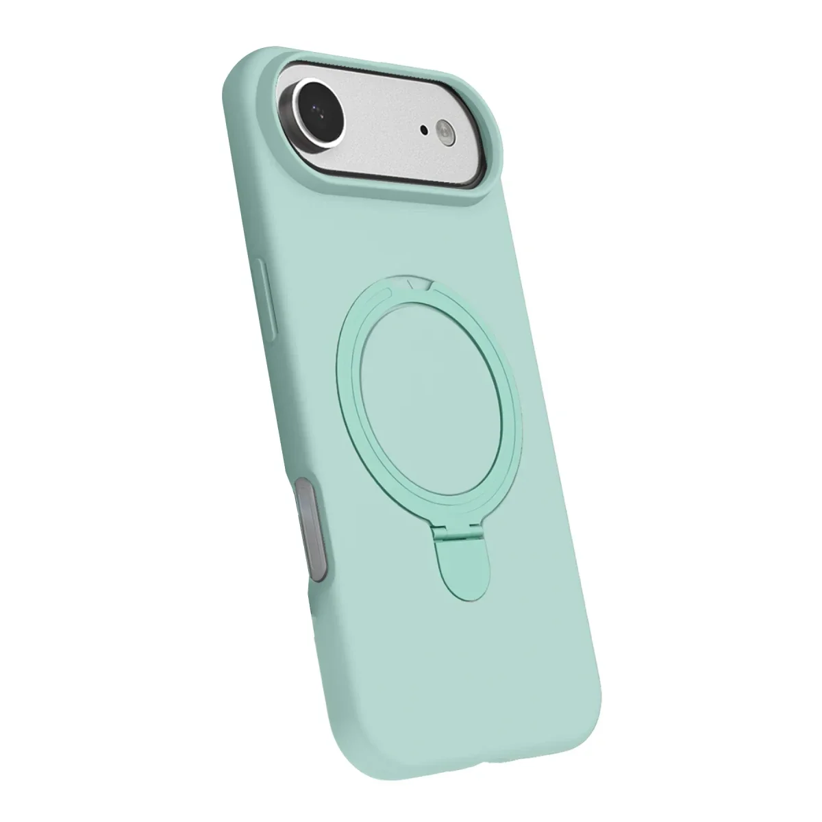 Apple iPhone 17 Air Regal Magsafe Standlı Kapak - Su Yeşili görsel 3