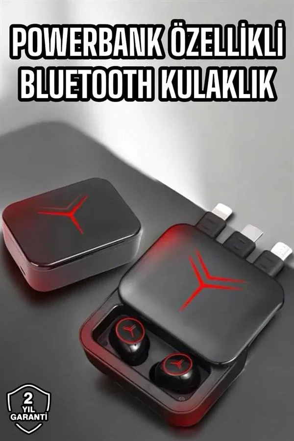 Bluetooth Kulaklık Powerbank Özelliği Yüksek Ses Kaliteli TWS Kulaklık görsel 2