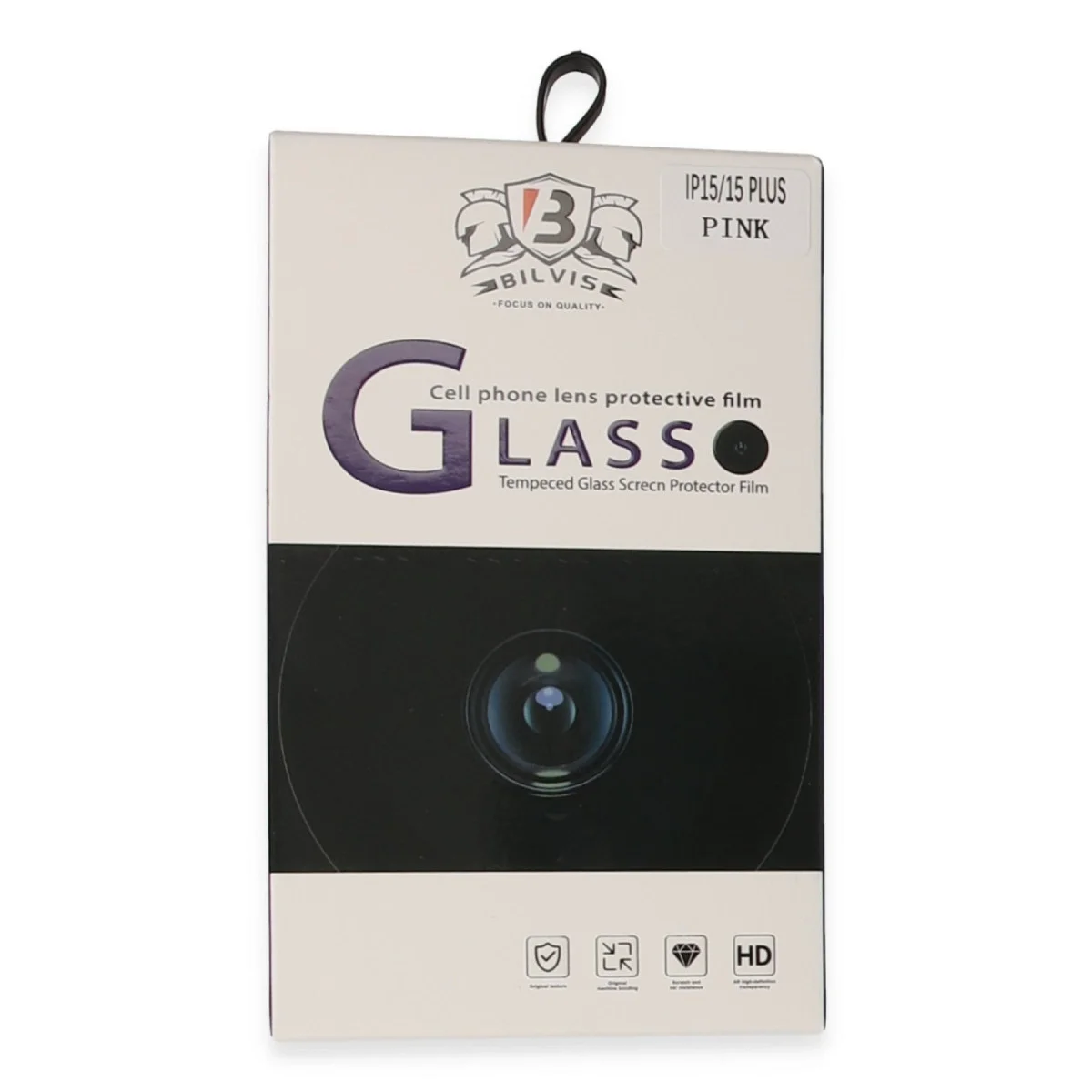 Apple İphone 15 Bilvis Titan Kamera Lens - Pembe görsel 3