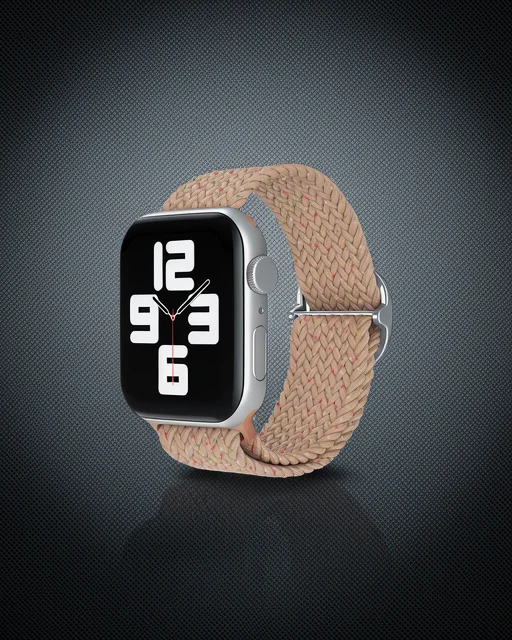 Apple Watch 42mm Kordon - Benekli Pudra