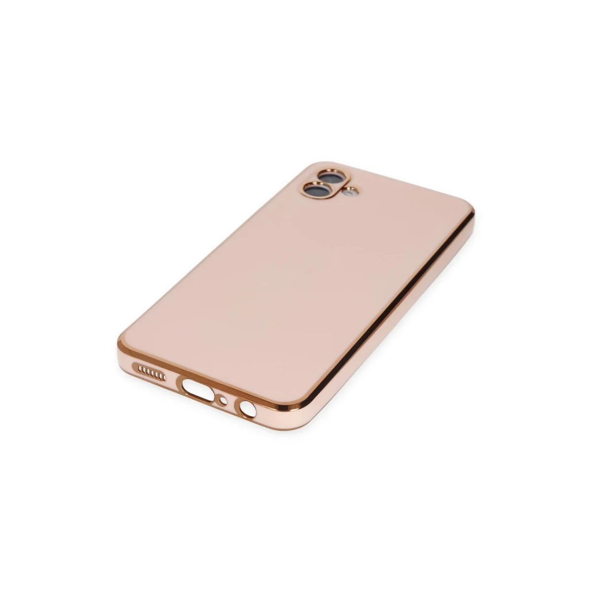 Samsung Galaxy A04 Kılıf Volet Silikon - Pembe görsel 5