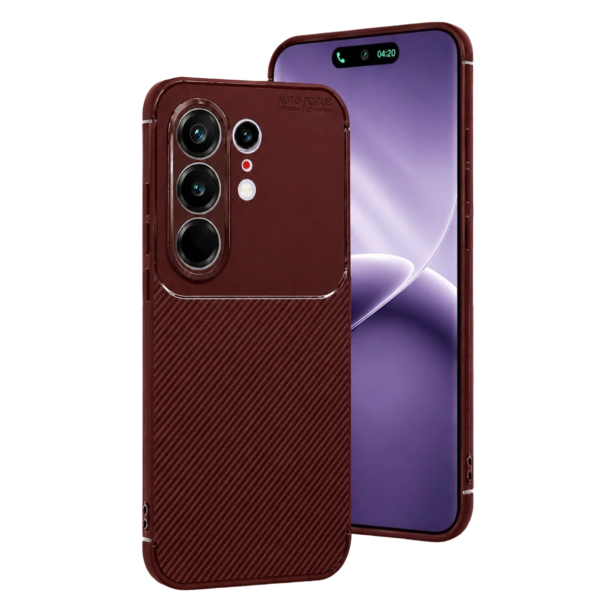 Tecno Camon 50 Pro 5G Auto Focus Karbon Kapak - Bordo