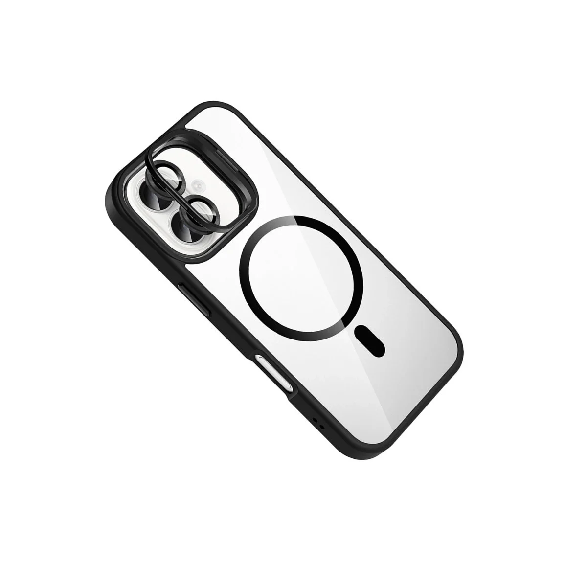 Joko Apple İphone 16 Rem Lensli Magsafe Standlı Kapak - Siyah görsel 3