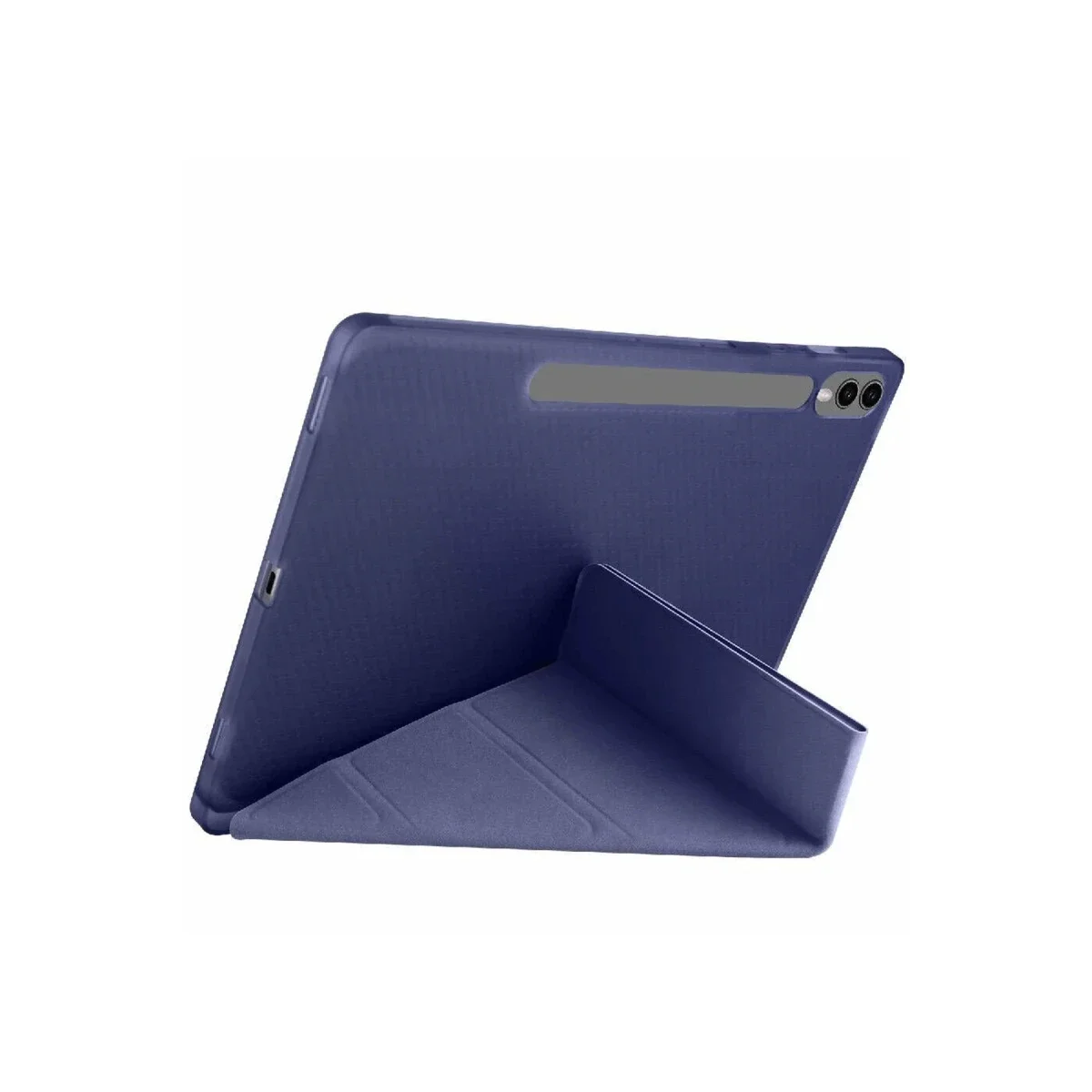 Samsung Galaxy X510 Tab S9 FE 11 Kılıf Kalemlikli Mars Tablet Kılıfı - Lacivert görsel 2