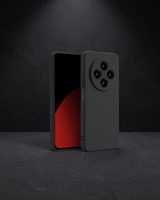 Xiaomi Redmi 14c Kılıf Nano İçi Kadife Silikon - Siyah