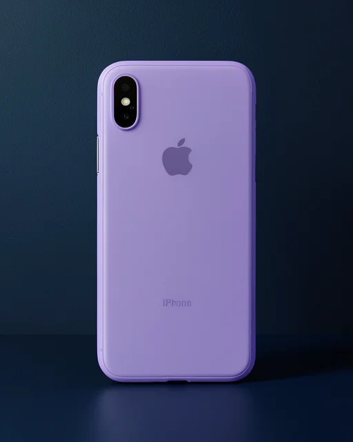 Apple İphone Xs Max Kılıf Pp Ultra İnce Kapak - Mor