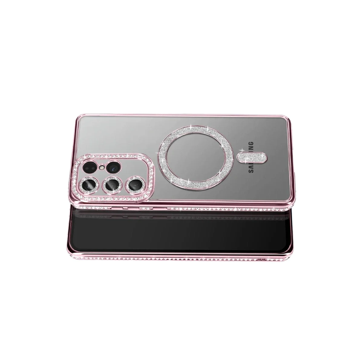 Samsung Galaxy S26 Ultra Joke Simli Magneticsafe Kılıf - Pembe görsel 3