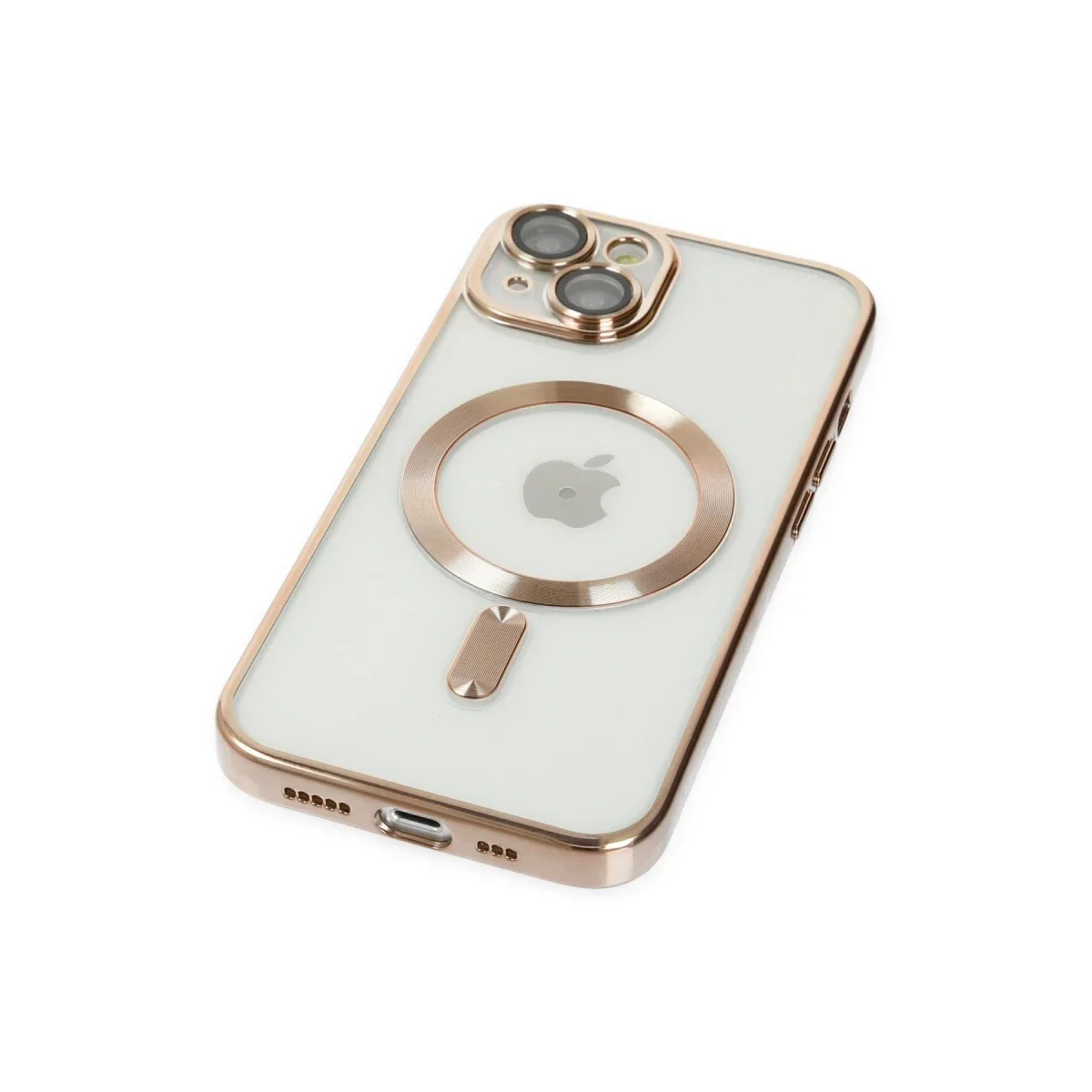 Apple iPhone 14 Plus Kılıf Kross Magneticsafe Kapak - Gold görsel 5