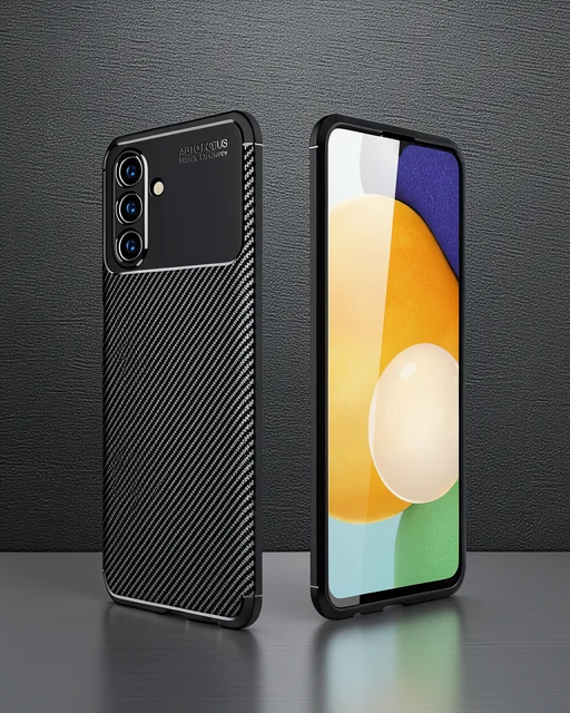Samsung Galaxy A36 Kılıf Auto Focus Karbon Kapak - Siyah