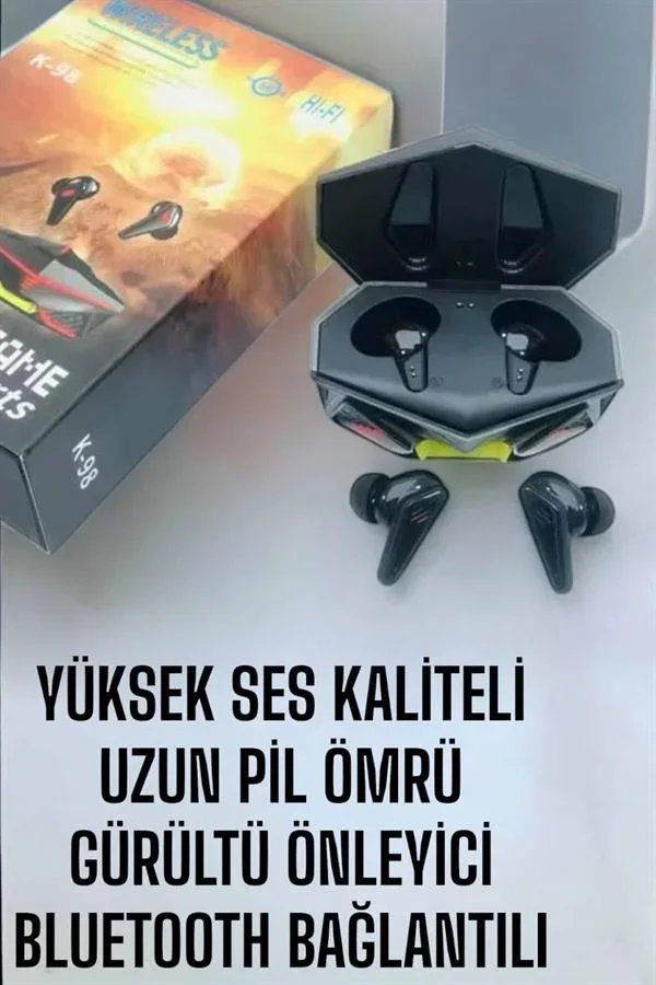 Oyuncu Kulaklığı Kulaklık Yüksek Ses Kaliteli Gürültü Önleyici Yeni Nesil görsel 3