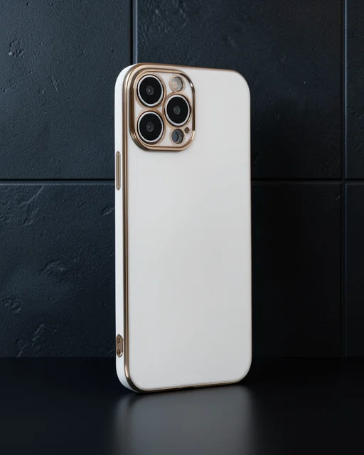 Apple İphone 14 Pro Kılıf Volet Silikon - Beyaz