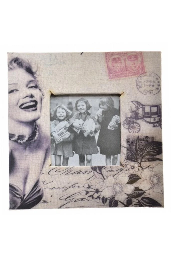 Marilyn Monroe Tasarım Ahşap Resim Fotoğraf Çerçevesi görsel 4