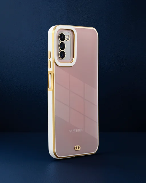 Samsung Galaxy A03s Kılıf Liva Lens Silikon - Beyaz