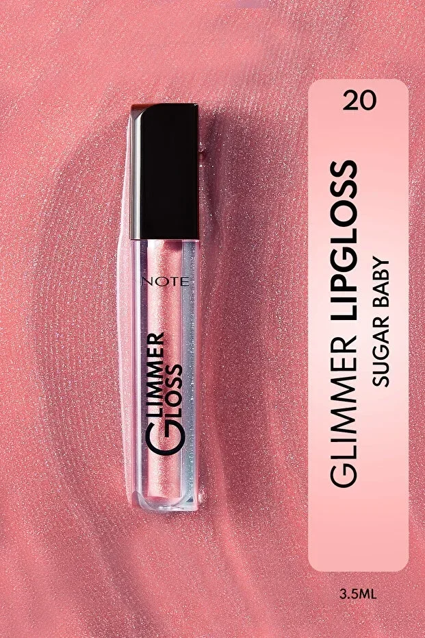 Glimmer Gloss Rose Sorbet Lip Gloss - 20 Sugar Baby