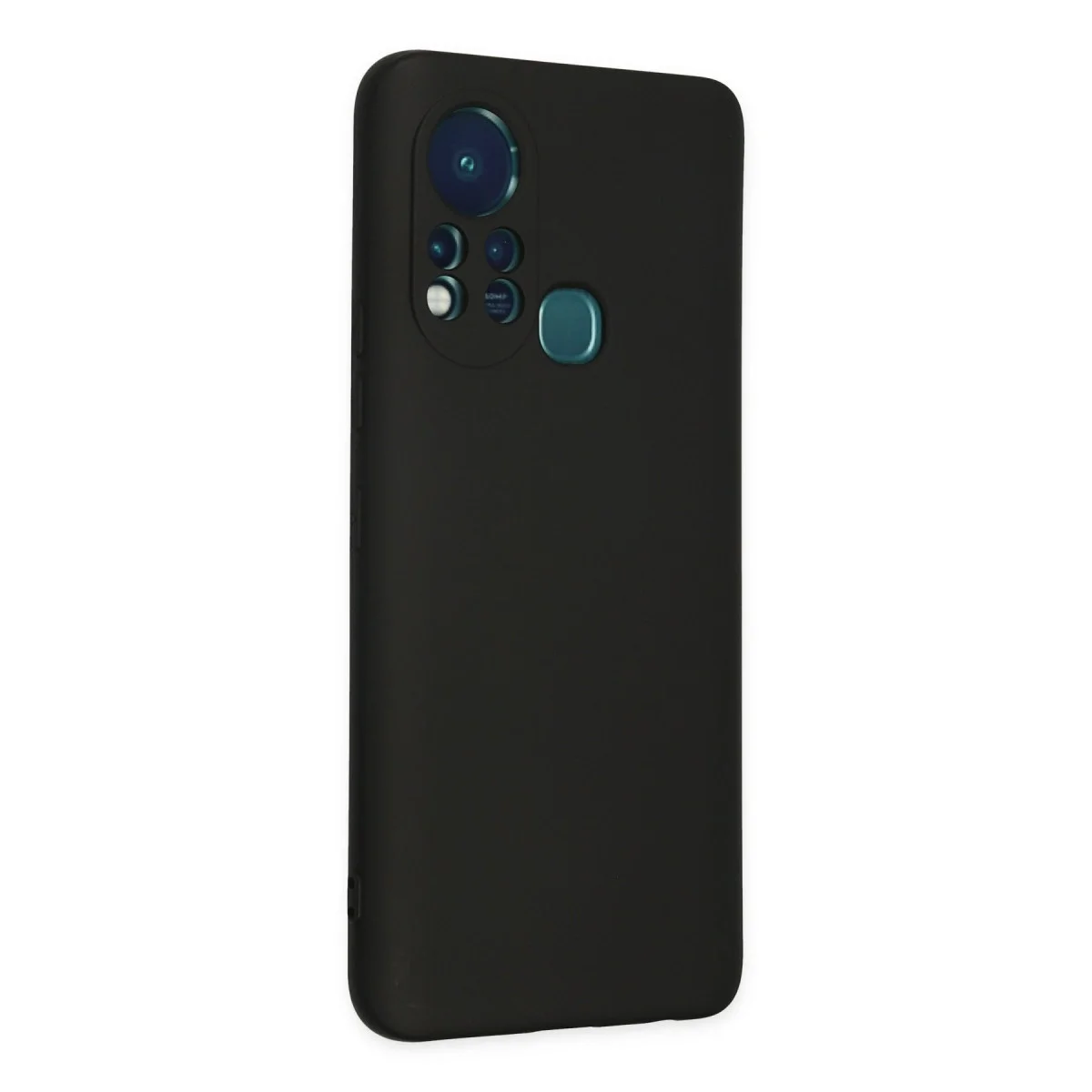 İnfinix Hot 11s Kılıf Nano İçi Kadife Silikon - Siyah görsel 2