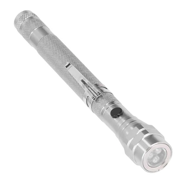 MX-2808 Mıknatıslı 360 Derece Döner Başlıklı 3 Ledli Beyaz Işık El Feneri görsel 4