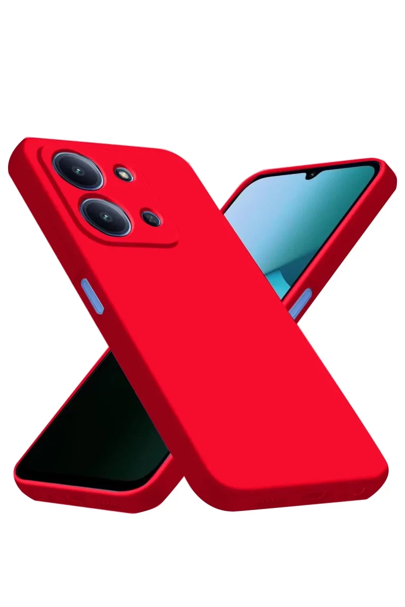 Xiao Red 15C 4G Nano içi Kadife Silikon - Kırmızı