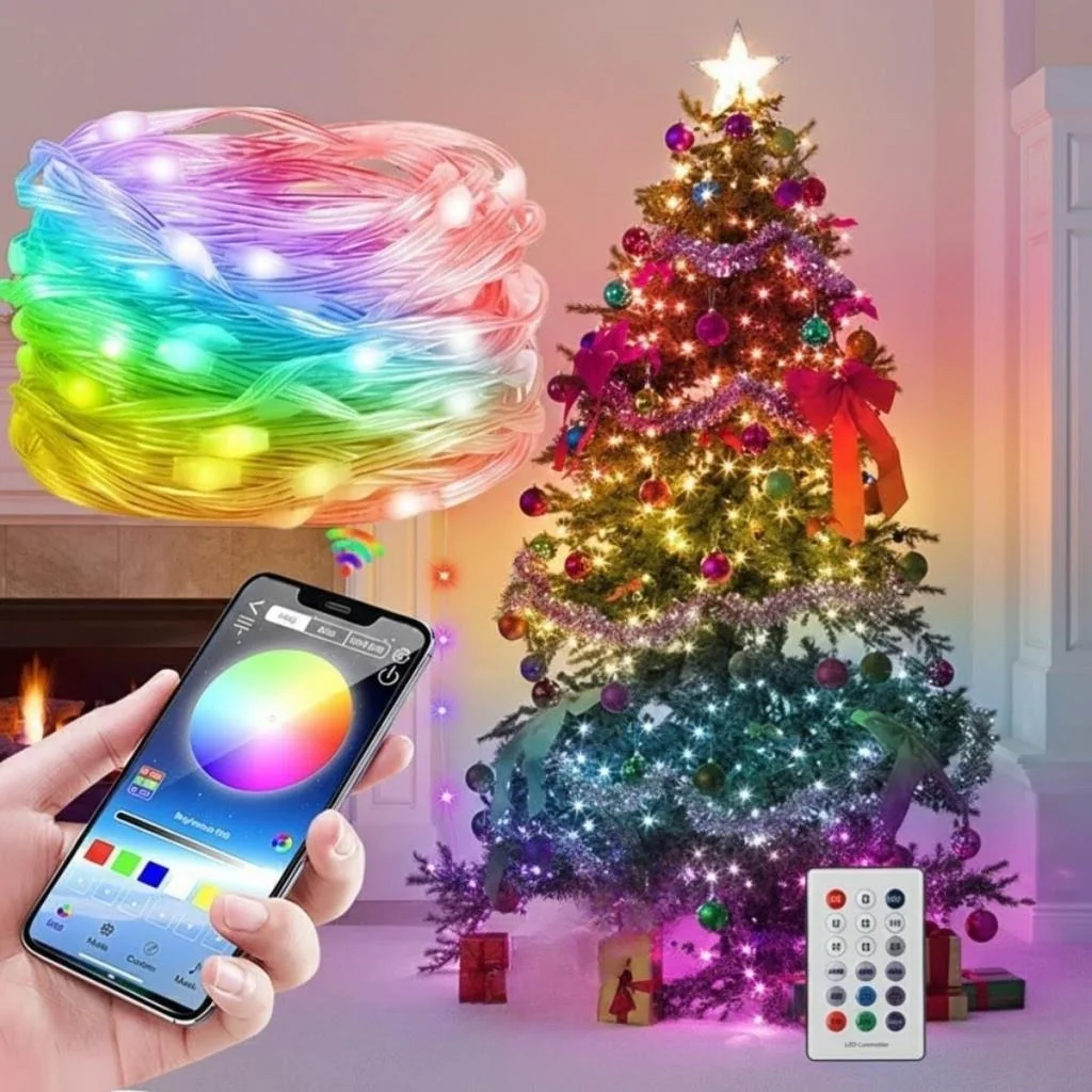 10 MT Uzaktan Kumandalı USB LED Işık – Çok Modlu Dekoratif Ortam Aydınlatmas görsel 5
